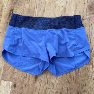 Lululemon Speed Up Low-Rise Lined Short 2.5” Size: 6 Color: Blue